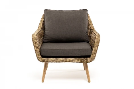 "Прованс" кресло из искусственного ротанга, цвет соломенный 4SIS арт.УТ-00006584