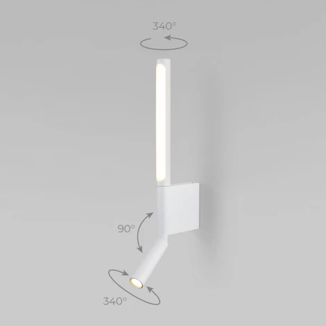 Умное бра для чтения Elektrostandard Sarca 40111/LED белый (220V, выключатель)