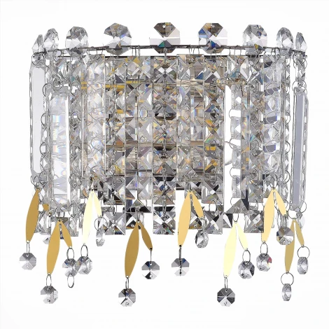 Настенный светильник Desio SL1655.201.02 ST Luce (220V, хрусталь, подвески)