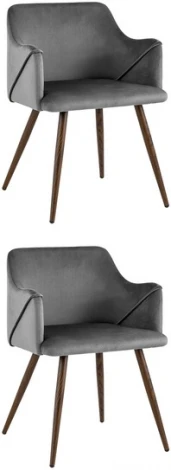 Стул Монарх NEW серый 2 шт Stool Group (арт.УТ000037488)