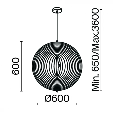 Подвесной светильник Maytoni Roots MOD197PL-01W2 (220V, на проводе)