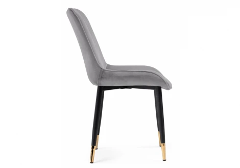 Стул Woodville на металлокаркасе Seda 1 dark gray / gold / black 15285