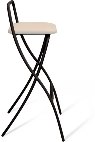 Стул барный Sheffilton складной SHT-S46 беж/черный муар