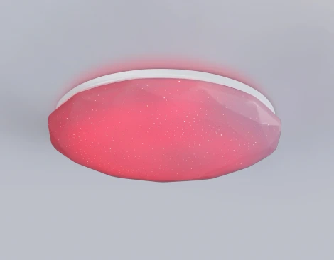 Потолочный светильник RGB круглый светодиодный с пультом Ambrella ORBITAL FZ417 (220V, круглые)