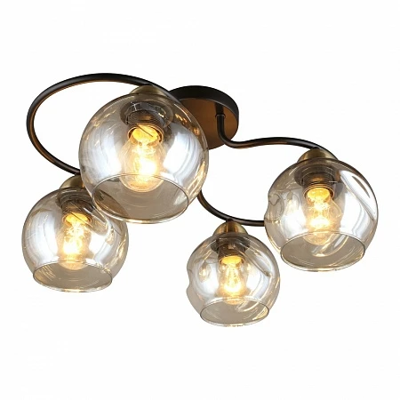 Потолочная люстра на штанге Omnilux Carini OML-95007-04 (220V, шарики)