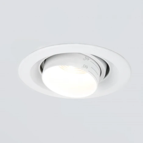 Встраиваемый светильник Elektrostandard Zoom 9919 LED 10W 3000K белый