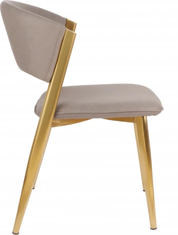 Стул обеденный Аманда DC-1115, бежевый/золотой IST-CASA