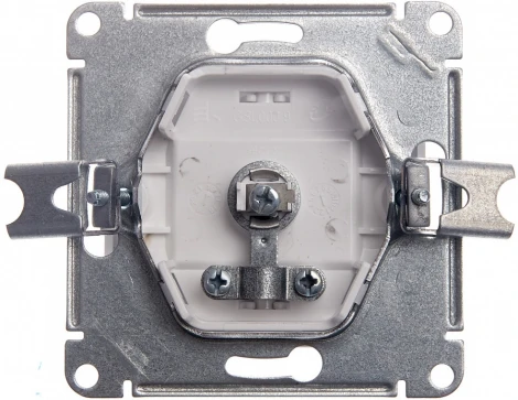 ТВ-розетка встраиваемая проходная (белый) Systeme Electric Glossa GSL000192