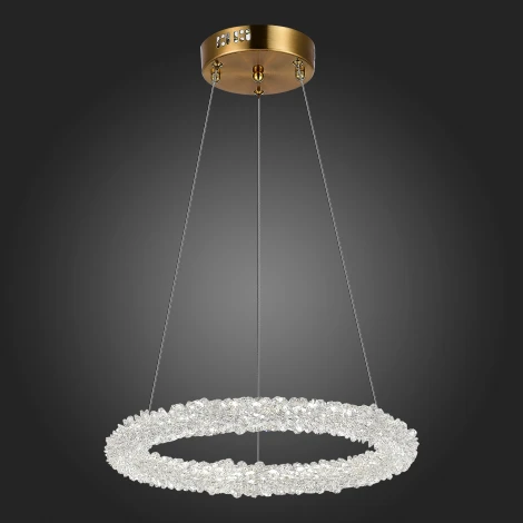 Подвесной светильник Avana SL6110.203.01 ST Luce (регулировка яркости, LED, 220V, пульт управления, на тросе, кольцо)