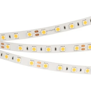 Светодиодная лента RT-B60-10mm 24V White6000 (14.4 W/m, IP20, 5m) (Arlight, 14.4 Вт/м, IP20) 008829(3)