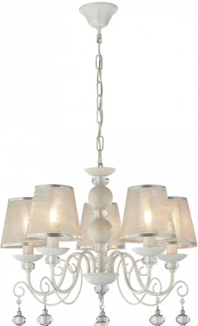 Подвесная люстра Arte Milano AM347620 347620/5 WT+SL (220V, подвески, на цепи)