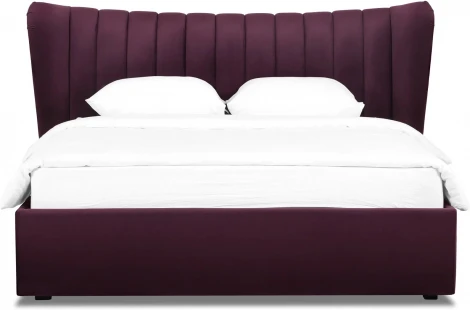 Кровать Queen Agata Lux ОГОГО (арт.343908), (Ткань/Фиолетовый)