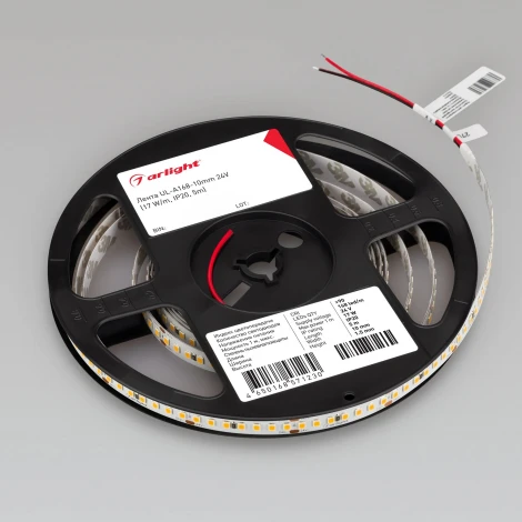 Светодиодная лента UL-A168-10mm 24V Day4000 (17 W/m, IP20, 5m) (Arlight, 7 лет) 042324