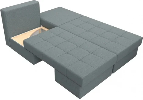 Диван трансформер Сплит (Серый/Рогожка) Лига Диванов арт.122749