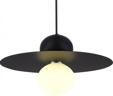 Подвесной светильник Evoluce Rizz SLE1257-443-01 Черный/Черный G9 1*5W 4000K (220V, на проводе, шар)