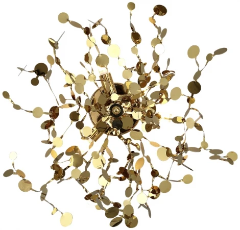 Настенный светильник Crystal Lux Garden AP-PL3 D400 GOLD (220V, ветки)