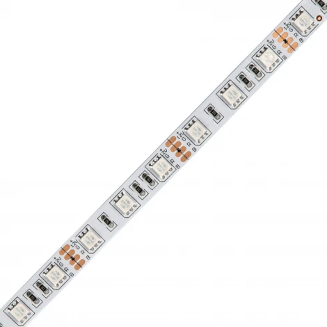Светодиодная лента Volpe ULS-Q221 5050-60LED/m-10mm-IP20-DC12V-14,4W/m-5M-RGB катушка в герметичной упаковке