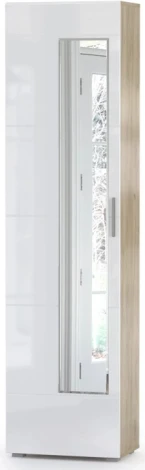 Шкаф Mobi Лайн 08.122 дуб серый craft K 002 PW / белый глянец пвх 339717