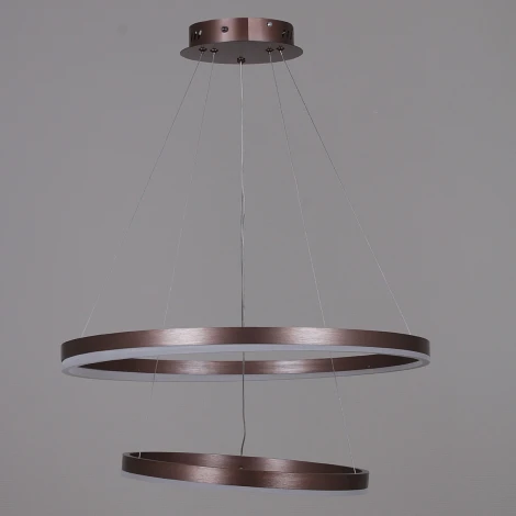 Подвесной светильник светодиодный с пультом Reluce 22002-0.9-400+600 (на тросе, кольцо)