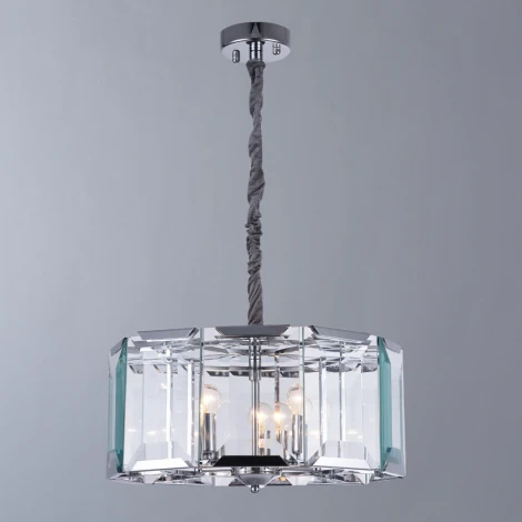 Подвесная люстра Divinare Ostin 1100/02 SP-5 (220V, хрусталь, на цепи)