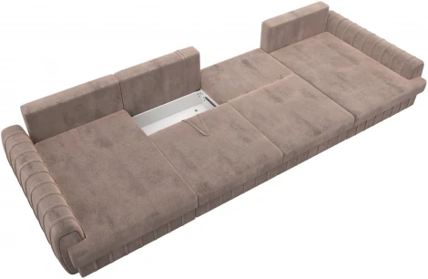 Диван П-образный Лига-057 НПБ Лонг Лига Диванов (Велюр) арт.129333