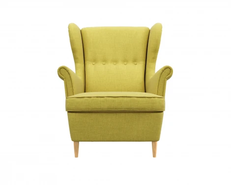 Кресло тканевое желтое D1 Бенон AAA41389001 Orion Mustard