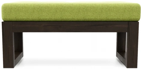 Банкетка Arsko Амбер венге зеленая рогожка