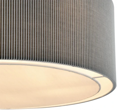 Потолочная люстра на штанге Lumion Zigrisa 8111/5 хром/серый, металл/текстиль E14 5*40W 220V (круглые)