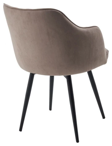 Стул ЛОРИС 360 град. поворот. цвет B5 Капучино, велюр / черный каркас M-City 64739