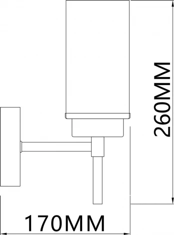 Бра Escada Legacy 2119/1A E14*40W Chrome (220V)