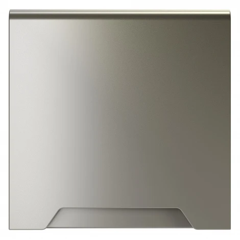 Накладка для розетки с заземлением, защитными шторками и крышкой Voltum S70 VLS000804 (шелк)