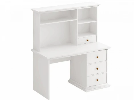 Стол Reina с полочным модулем ОГОГО 333878 (белый)