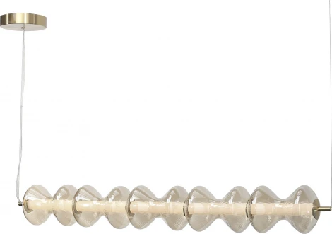 Подвесной светильник ST Luce Spine SL6136.243.01 золото/коньячный LED 1*28W 3000K (220V, на тросе)