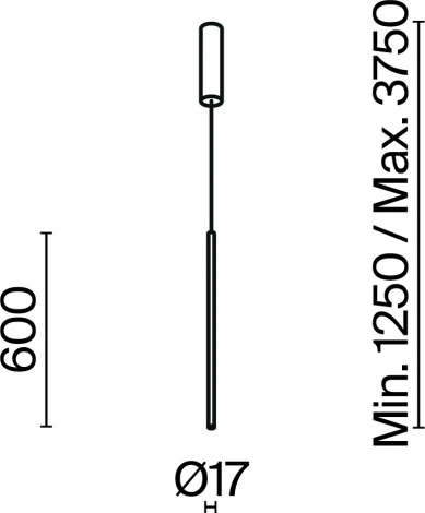 Подвесной светильник Maytoni Halo MOD246PL-L12BK (LED, 220V, на проводе)