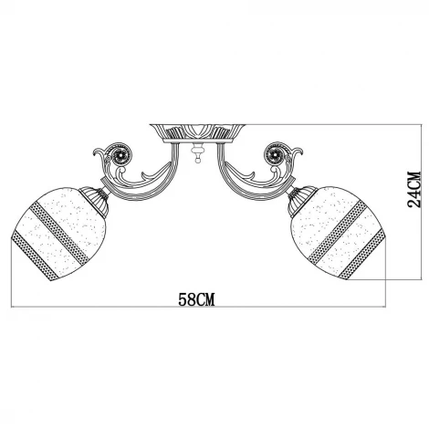 Потолочная люстра Arte Lamp Sofia A7060PL-5WG