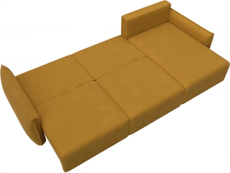 Диван угловой Лига-051 НПБ Лонг угол универсальный Лига Диванов (Велюр) арт.128725