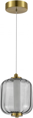Подвесной светильник ST Luce Summer SL1193.313.01 Латунь/Дымчатый LED 1*10,8W 3000K