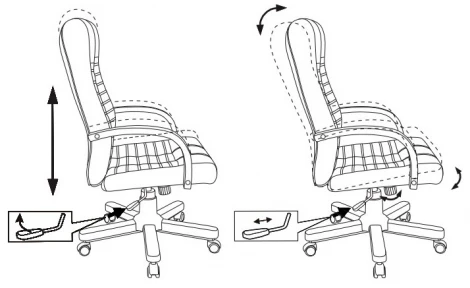 Кресло руководителя Бюрократ KB-10WALNUT черный эко.кожа крестовина металл/дерево