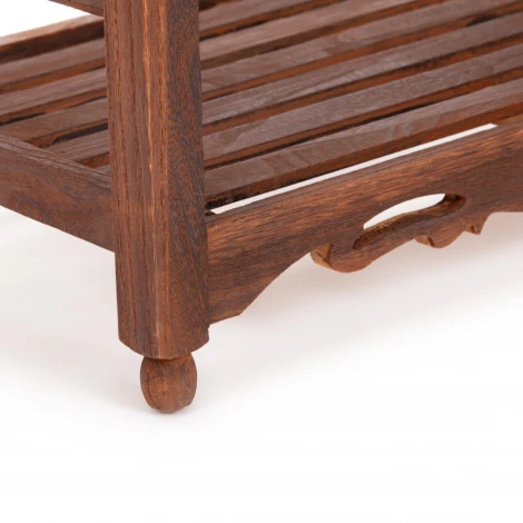 Обувница с 2-я ящиками Secret De Maison AZUR ( mod.TT-BH004) Орех (Walnut) (павловния)