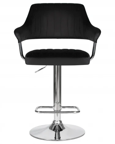 Набор 2 шт стул барный DOBRIN CHARLY (черный велюр (MJ9-101))