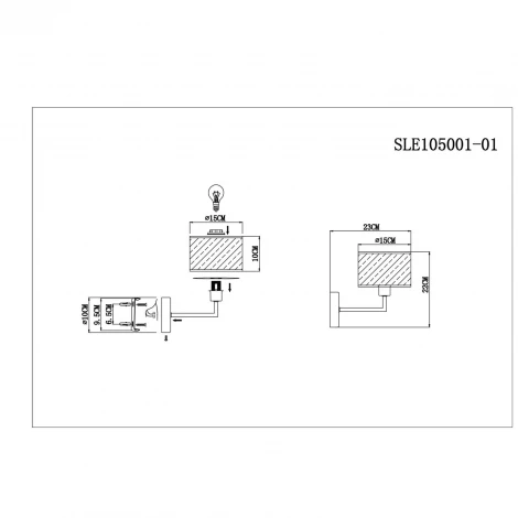 Бра Evoluce Belge SLE105001-01