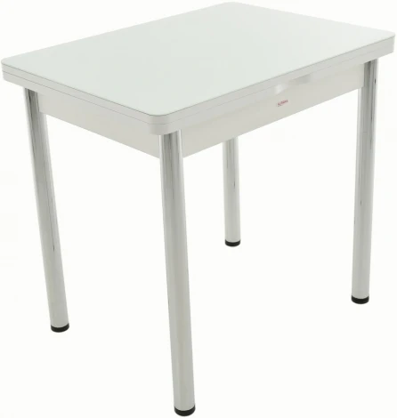 Стол Аврора Бари мини, Стекло, Белый