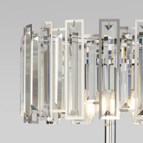 Торшер Bogate's Cella 01149/3 хром (220V, хрусталь, выключатель, круглые)