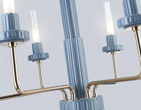 Потолочная люстра светодиодная на штанге Ambrella High Light LH53124