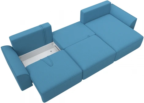 Диван угловой Лига-048 НПБ лонг Лига Диванов (Рогожка) арт.128487