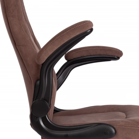 Компьютерное кресло игровое Tetchair BAZUKA (Флок/Коричневый)