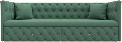 Диван детский прямой Найс (Зеленый/Рогожка) Лига Диванов арт.123169