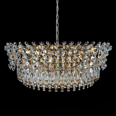 Подвесная люстра хрустальная Modelux MODELUX ML.7550.33 GD