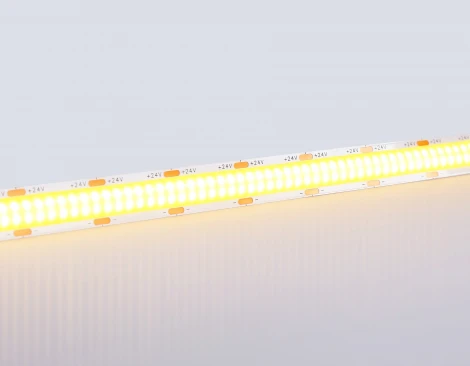 Светодиодная лента COB 616Led/19W m/ 24V IP20 3000K/ 5m*12mm*2mm (2 конт.) Ambrella Illumination GS4801