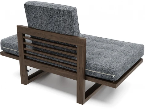 Кресло Arsko Балтик венге темно-серая рогожка